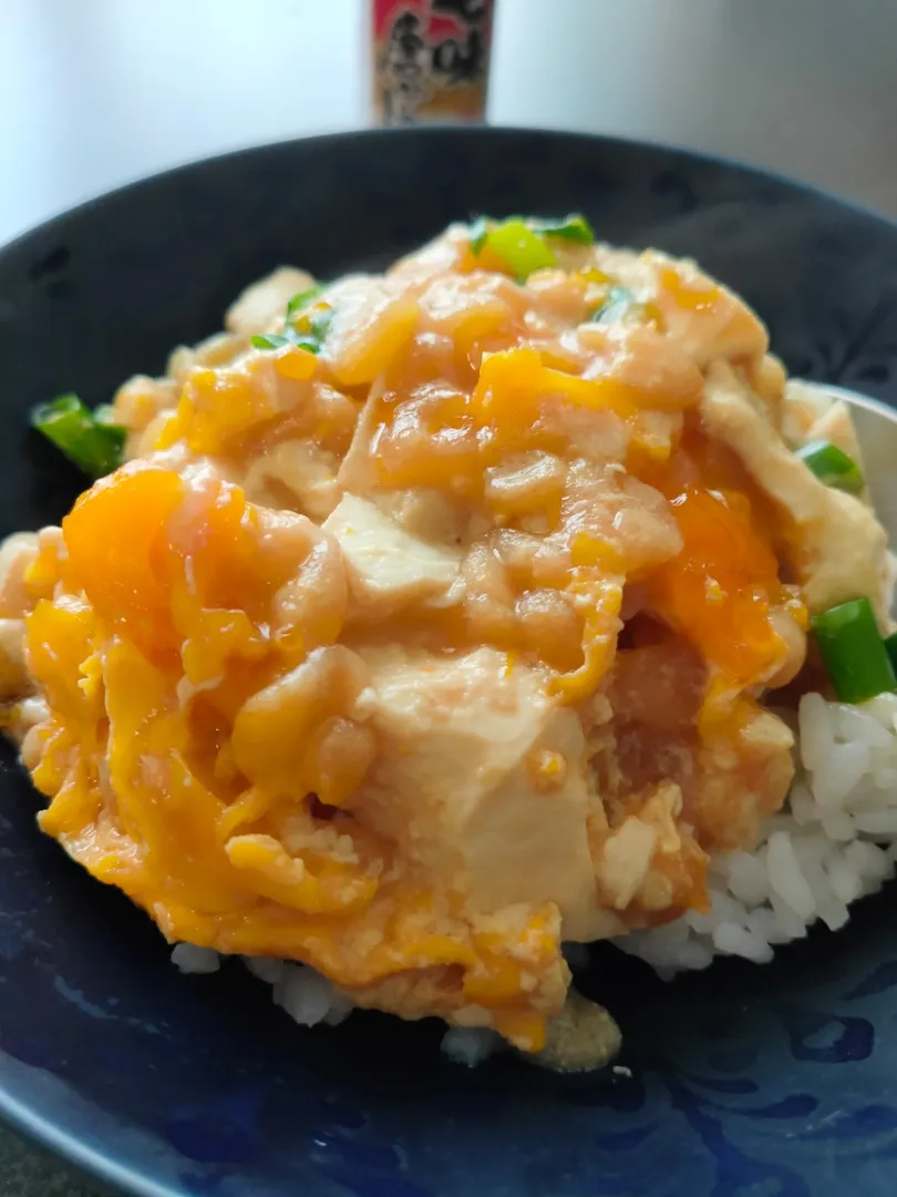 たぬき豆腐丼|やむさん