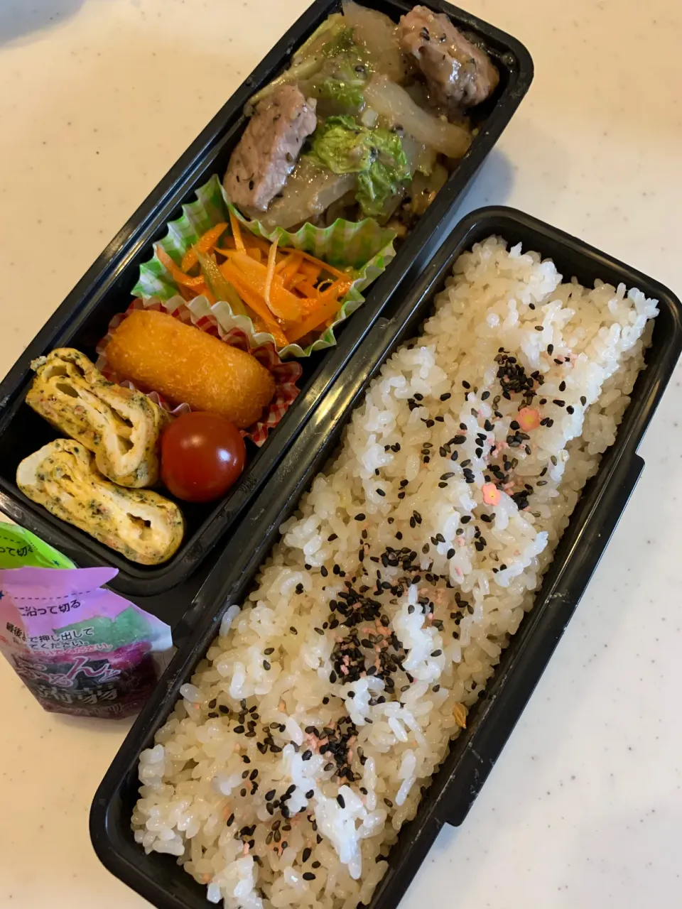 中1息子のお弁当|ちととんさん