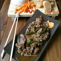 Beef Teriyaki & egg roll home made|devyさん