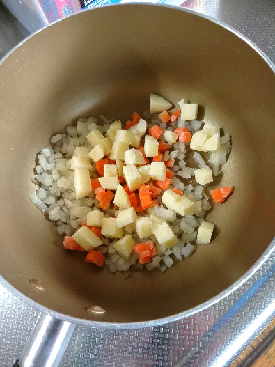 自前冷凍野菜ストックで幼児食カレー|狛犬さん