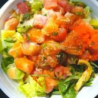 Poke Salad
#tunasalmonyellowfin|headturner_nicoleさん