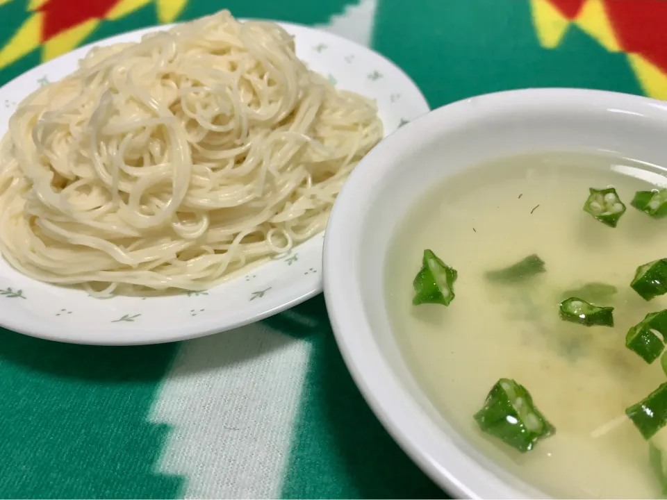 Snapdishの料理写真:塩レモンつゆで！さわやかそうめん|C.Kawasakiさん