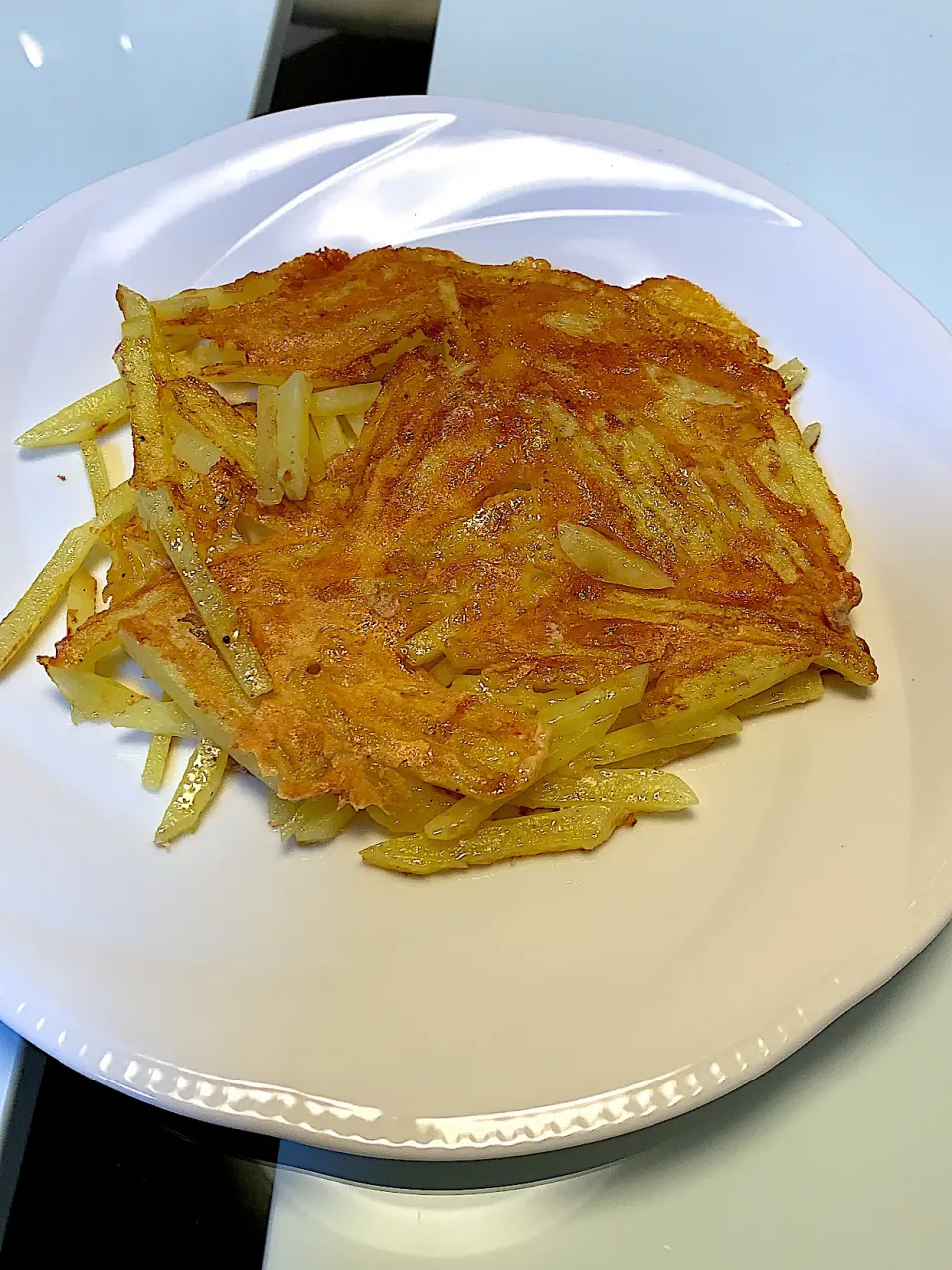 じゃがいものカリカリチーズ焼き|心に七つの傷の男さん