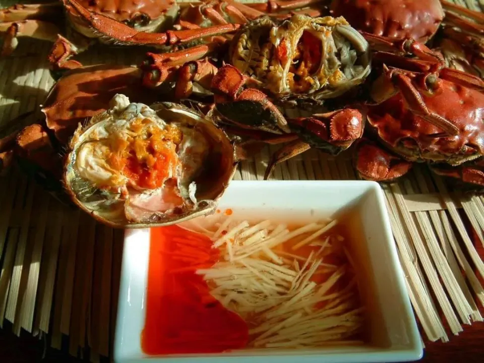 steamed hairy crab|steven z.y.さん