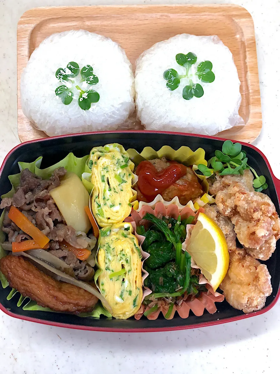 肉じゃが・唐揚げ弁当|teteさん