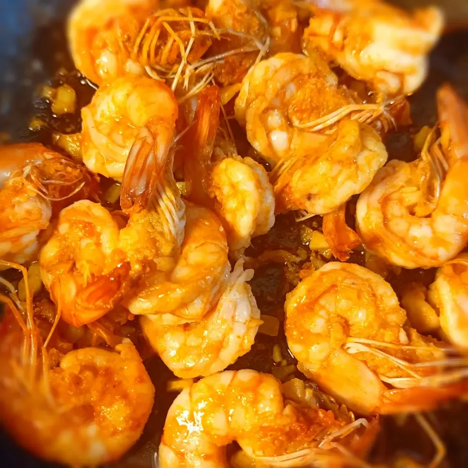 Shrimp with Garlic Butter|🌿Veerapan Mu🌿さん