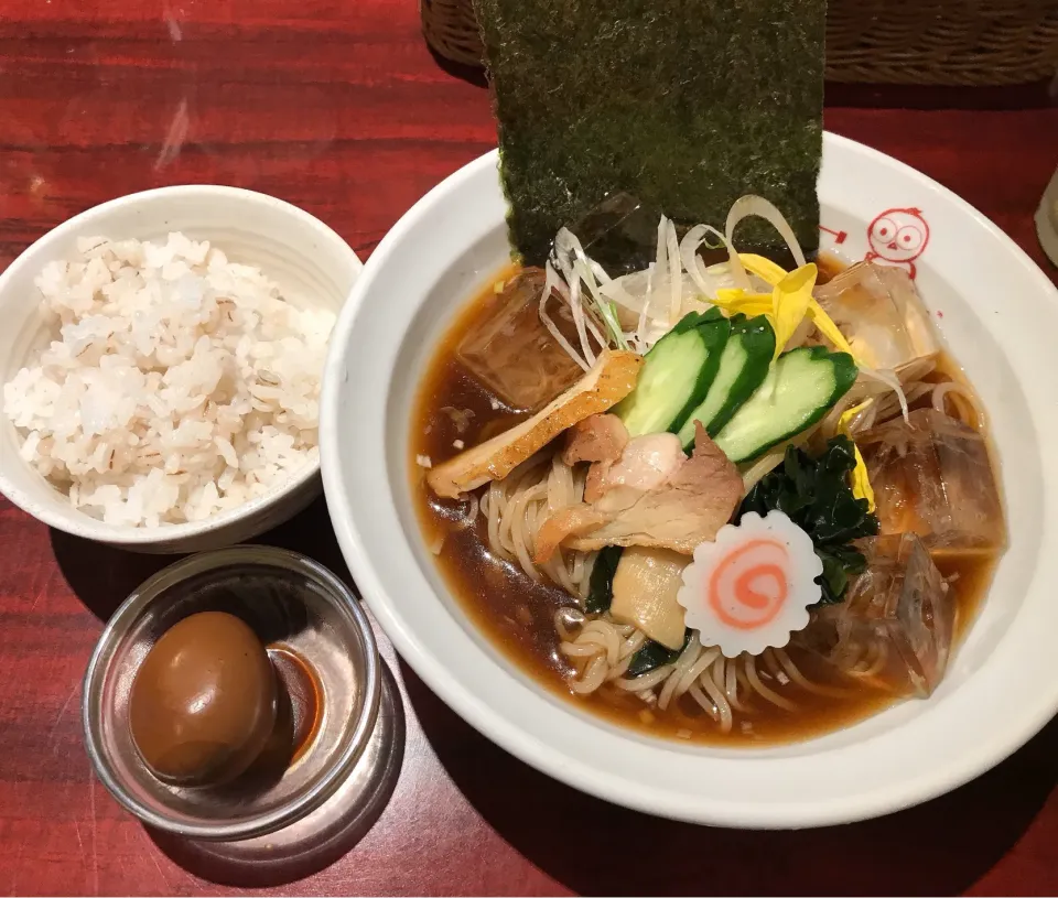 つったいラーメン＋麦飯＋茶卵@麺ダイニング ととこ|morimi32さん