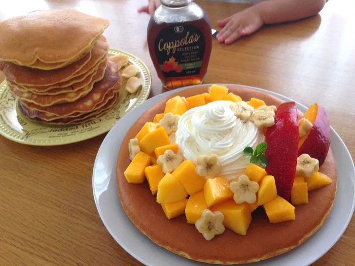 ✽マンゴーパンケーキ🥞＆パンケーキタワー🥞✽|＊抹茶＊さん