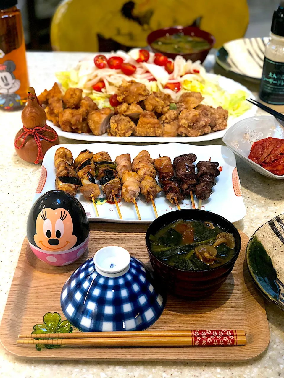 焼き鳥お土産に頂き！唐揚げ！揚げて鶏尽くし🐔！|Mayumiさん