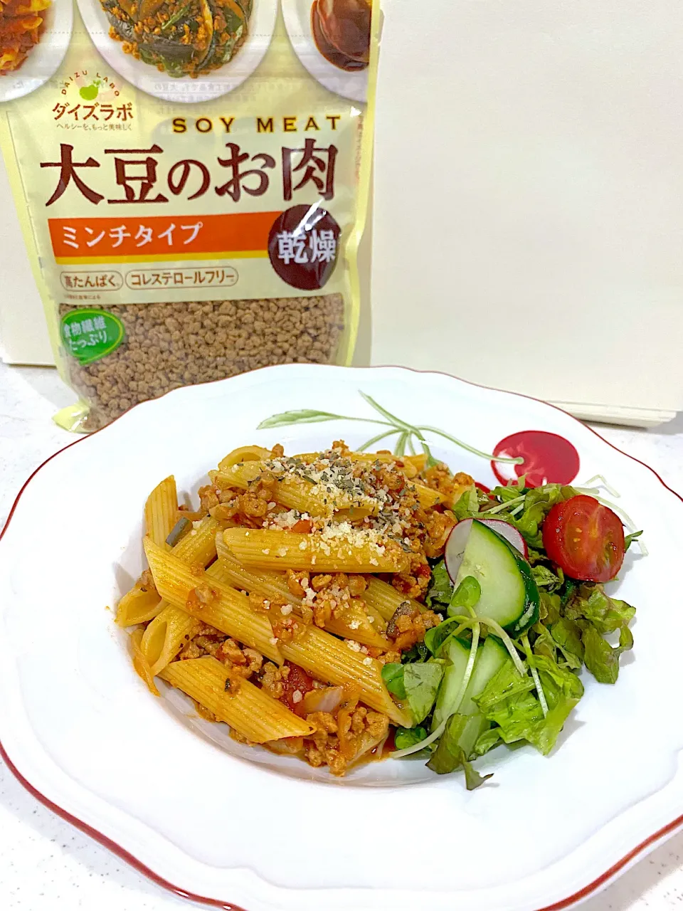 大豆ミートソース Soy meat with Penne|Megさん