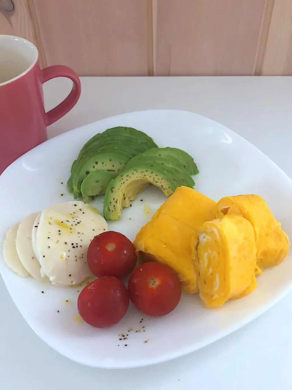 ちょっと切り方に拘った朝食|料理人アイアンマンさん