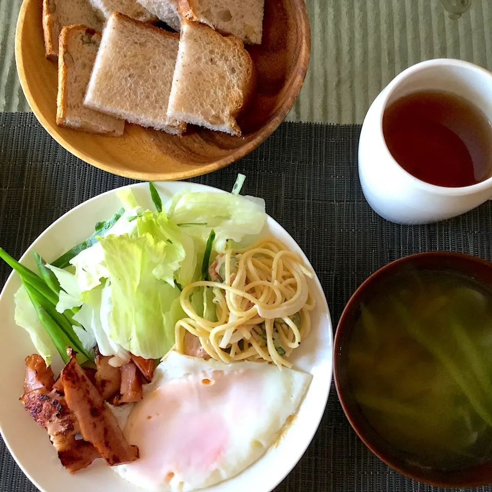 2020年５月29日男前美容師の手作り朝ごはん　朝食プレート∠( `°∀°)／|Booパパさん