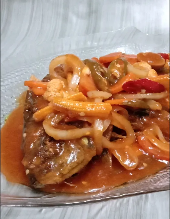 Sweet Sour Pomfret 
(Ikan Bawal Masam Manis)|Salehaさん