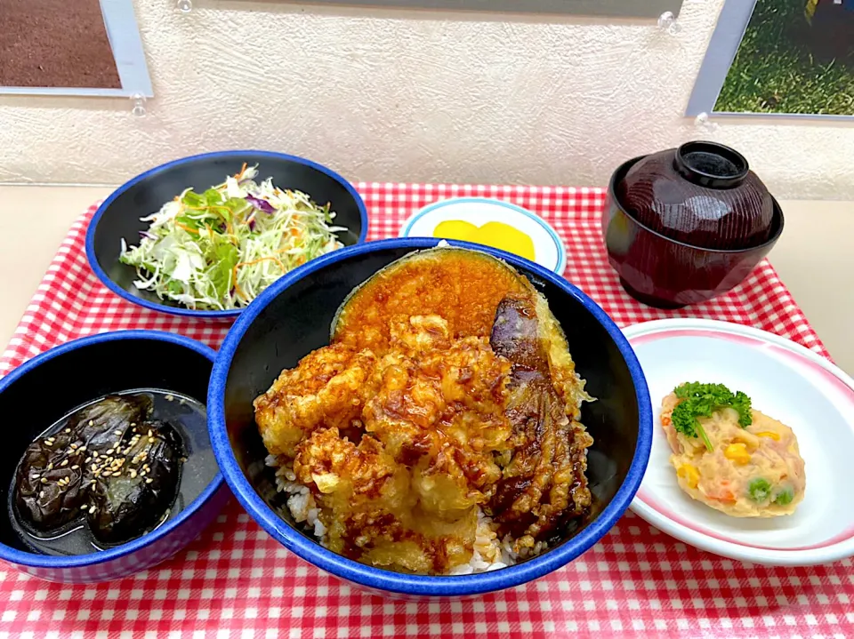 鶏天丼セット|nyama1さん