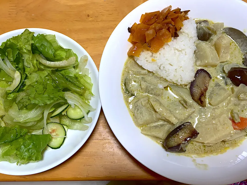 今夜も、かれーです😅|「蘭」さん