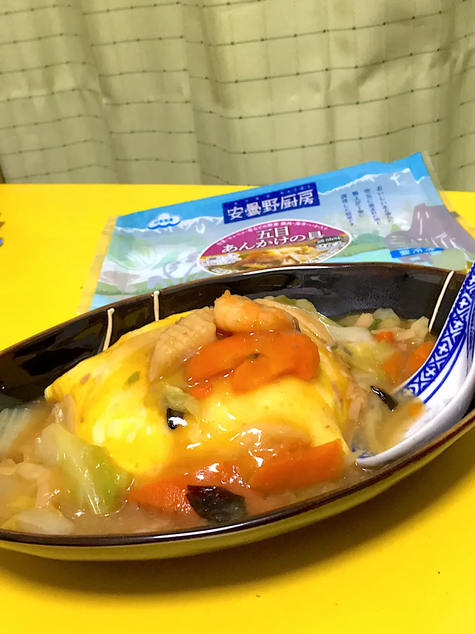 安曇野五目あんかけの具で天津飯風|4jemさん