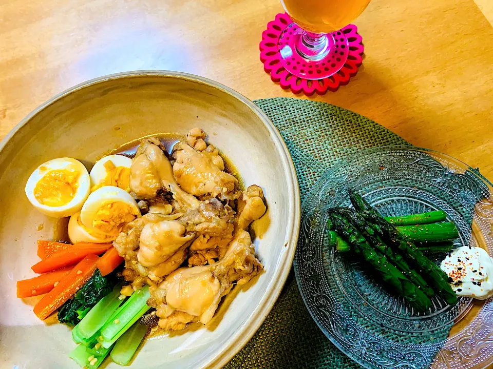 Snapdishの料理写真:かおちゃんさんの料理 かおちゃんさんの料理 簡単アスパラの味噌漬け♪〜セロリでも♡|fu♡さん