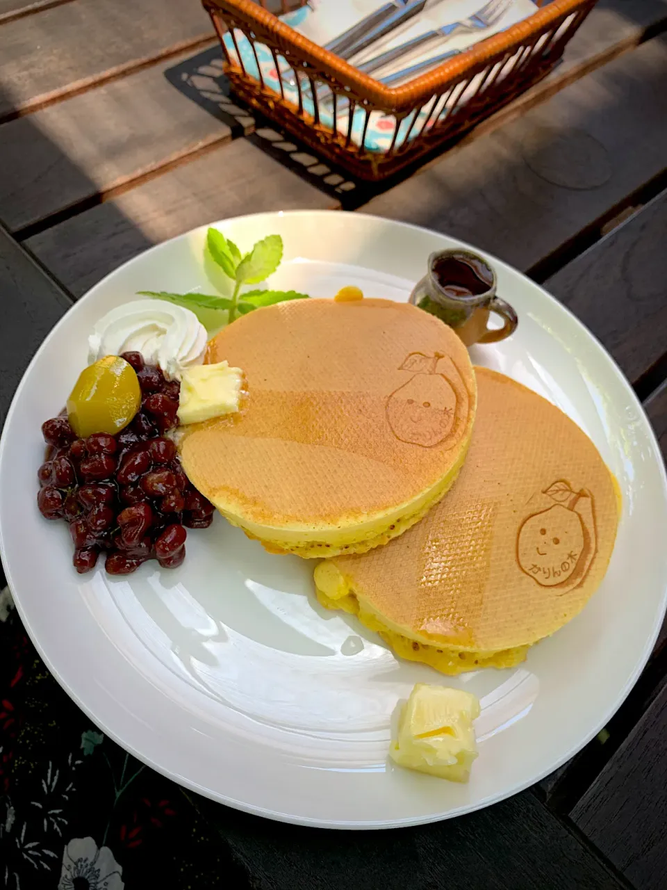 ホットケーキセットダブル|みゃ〜・はつさん