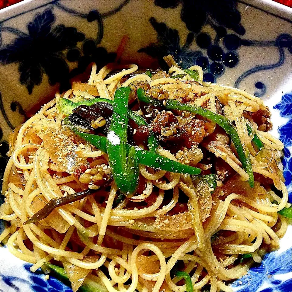 すき焼きパスタ|Cuisineさん