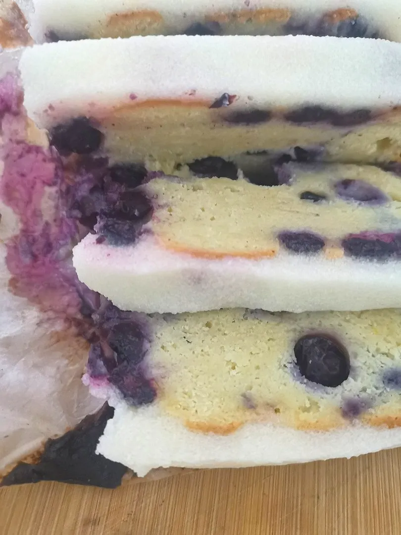 Blueberry loaf bread keto friendly|thefithousewifeさん