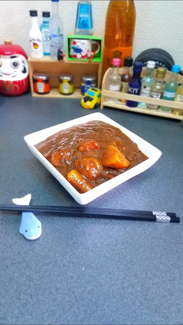 Snapdishの料理写真:肉じゃがからカレーうどん😋|masaki .fさん