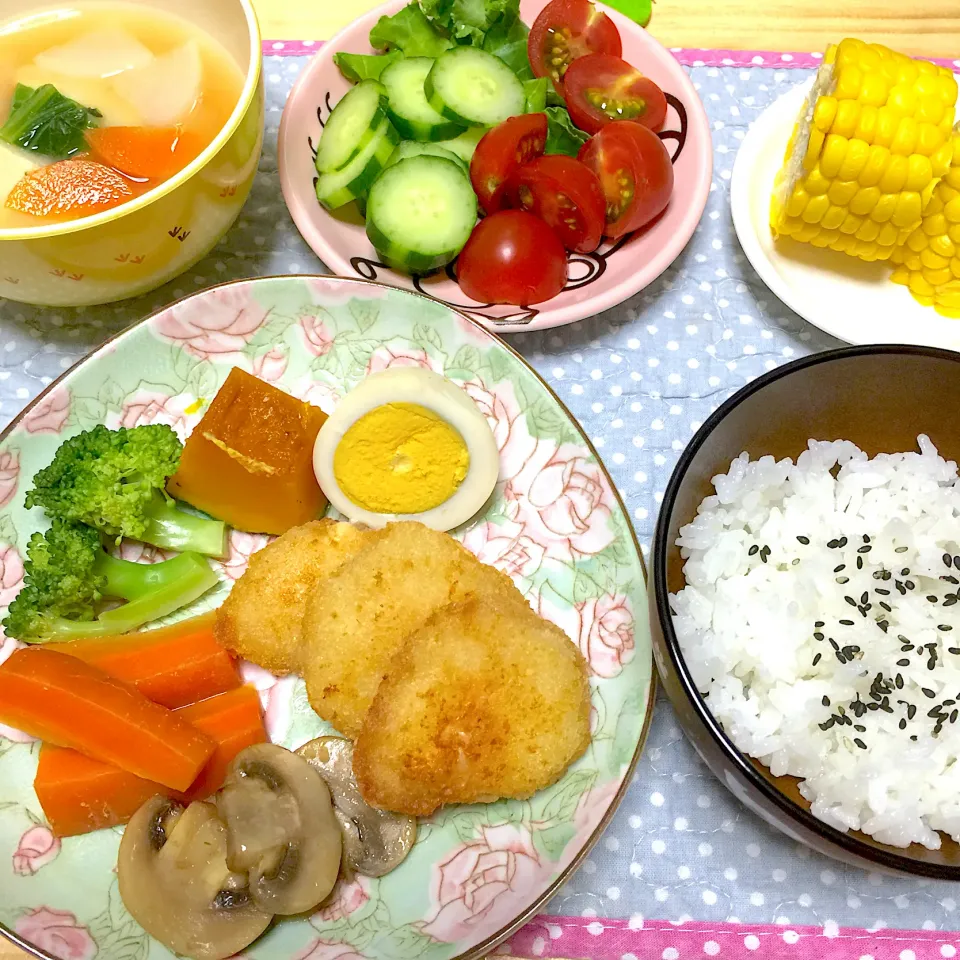 Snapdishの料理写真:4歳児晩ご飯|さとう かおりさん