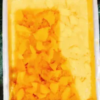 mango ice cream cake|sansrishさん