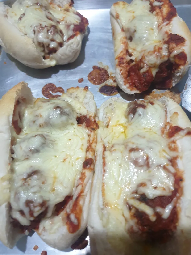 my homemade  meatball sub|Yoj Eirrem Losさん