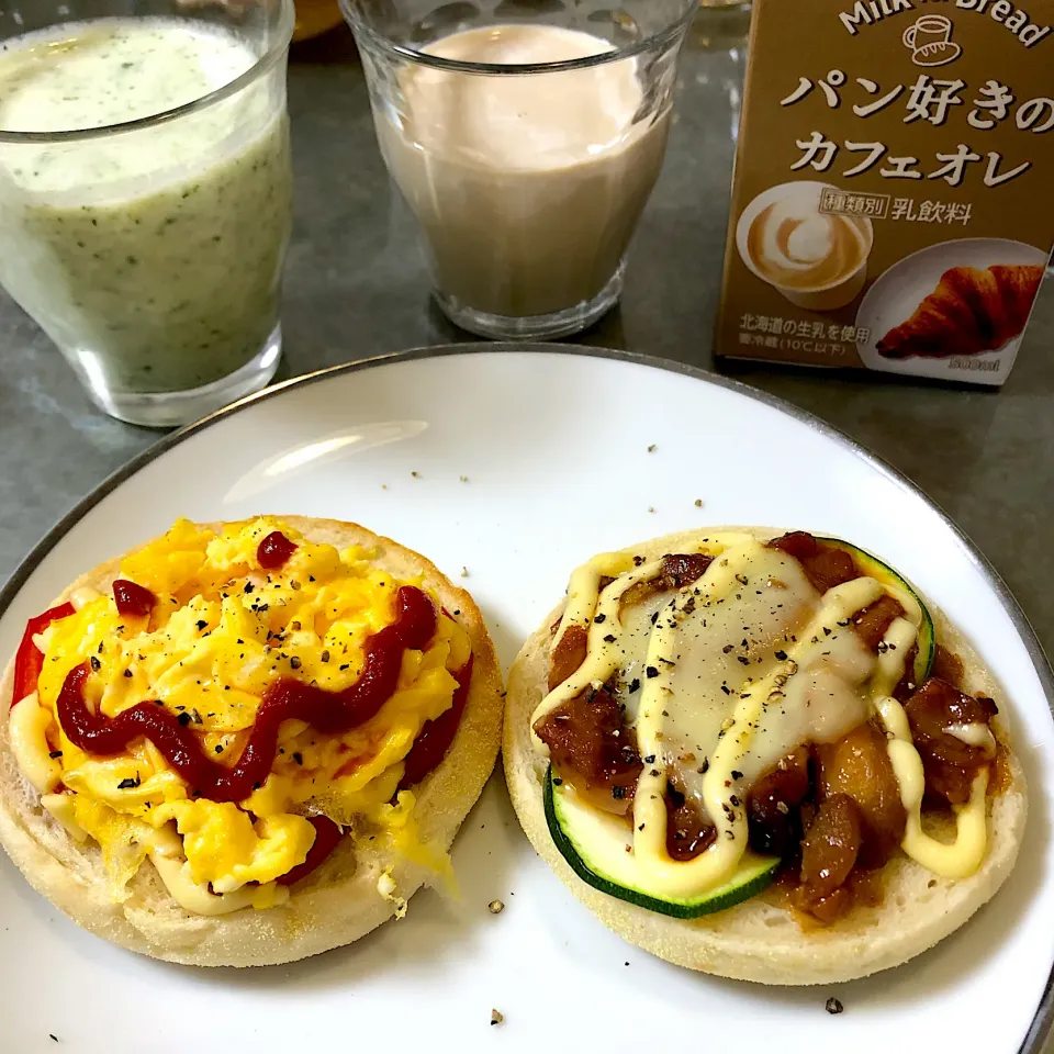 超熟マフィンとパン好きのカフェオレで朝ごぱん😋|nao子さん