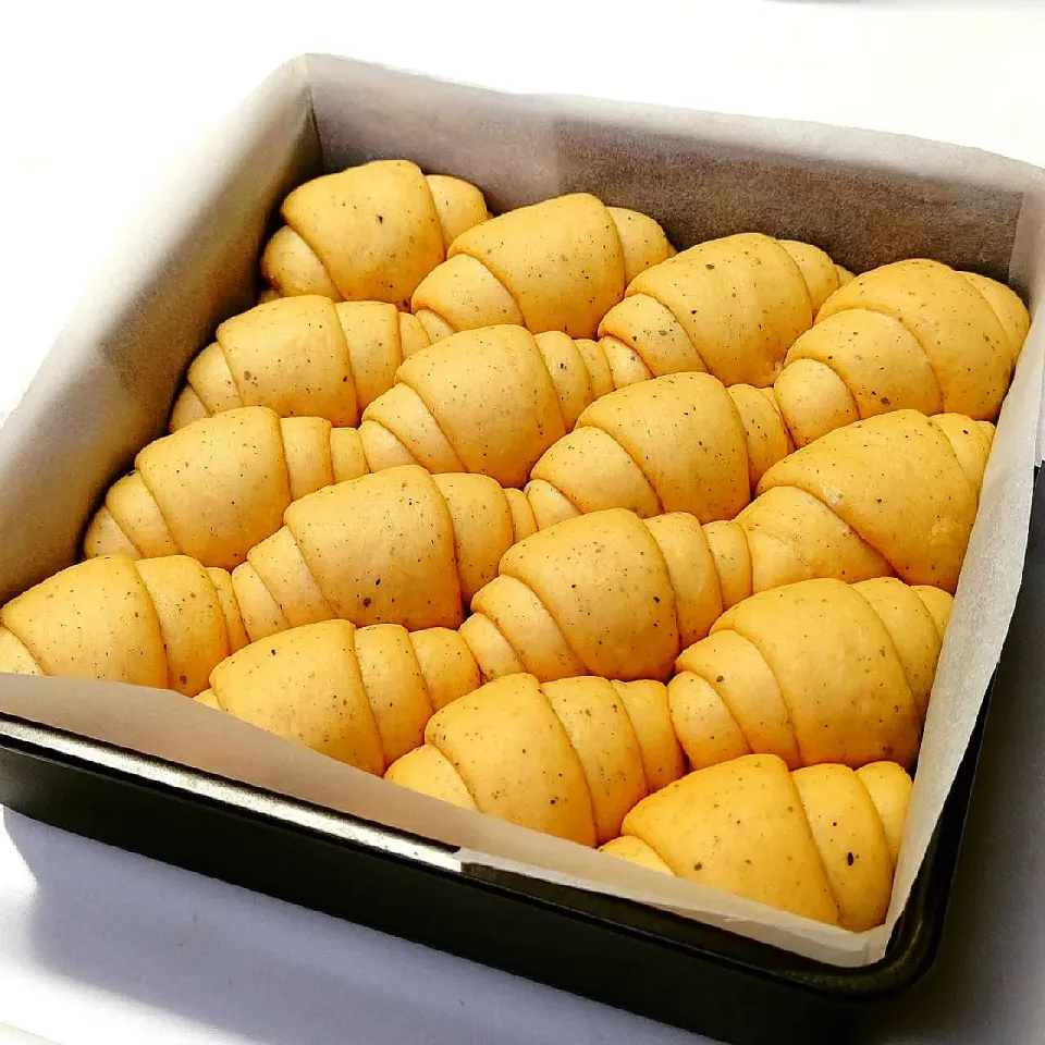 黒蜜きな粉ぎゅうぎゅうロール 焼成前|ne-neさん