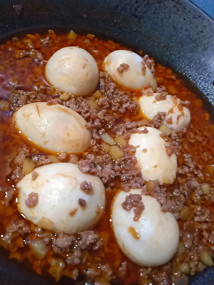 ground pork and egg menudo|Rina Paradiseさん