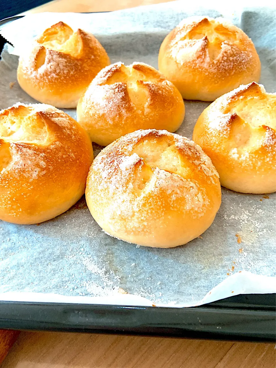 シュガーバターパン焼きました|いとはんさん