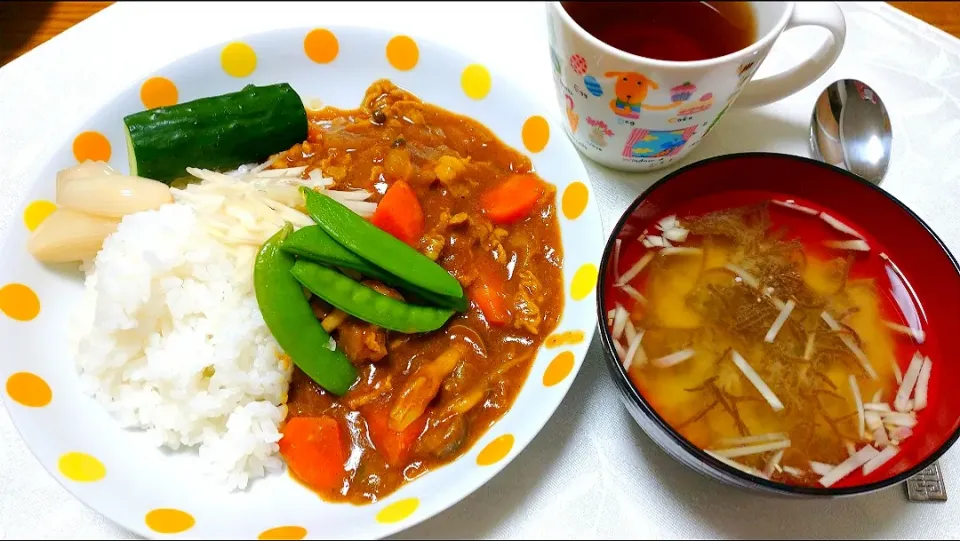 Snapdishの料理写真:5/28の夕食
セロリたっぷり入れて
カレーライス|卯月さん