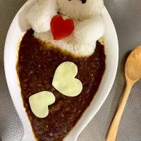 Snapdishの料理写真:ベイマックスカレー❤︎|萌香さん