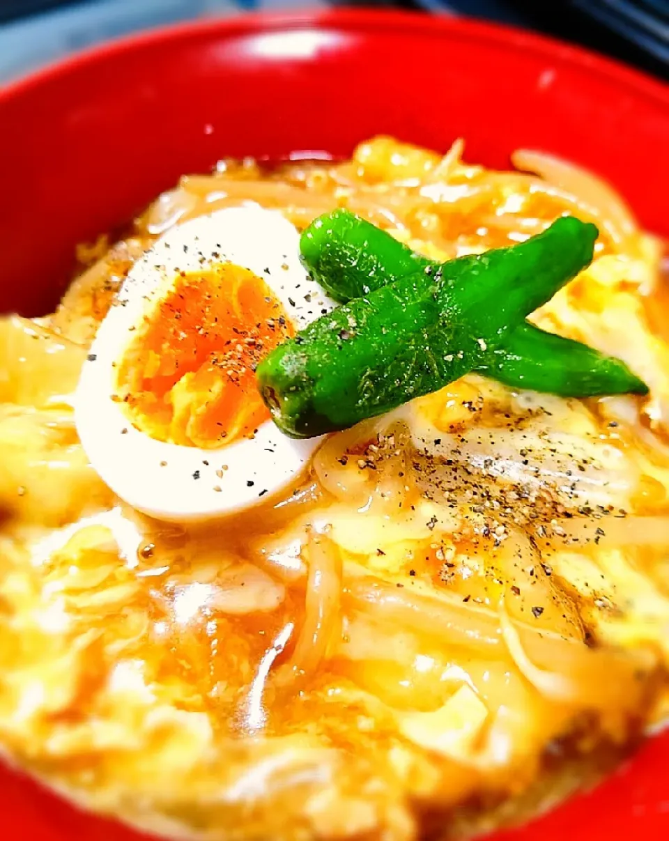 とろけるチーズ入り餡掛け親子丼～♪♪|砂糖味屋キッチンさん