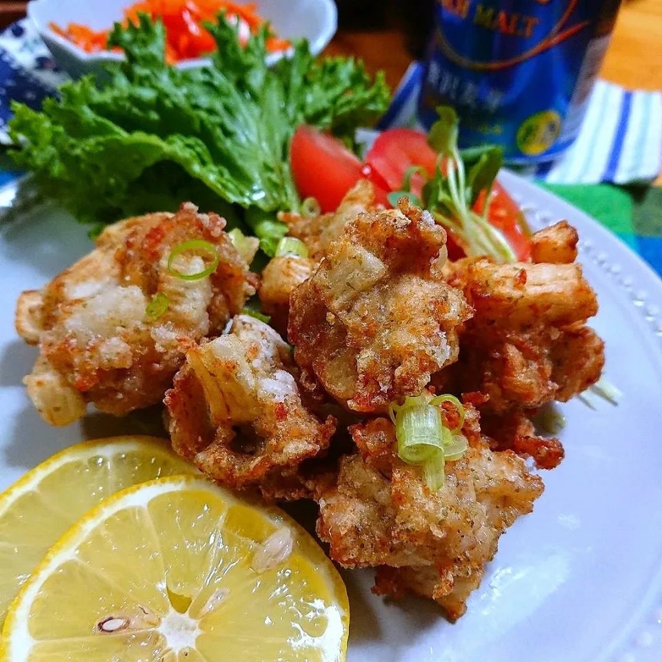 優雨【ゆぅ】@ HMH所属さんの料理 シャキホク食感♡長芋&ササミのげんこつ磯辺揚げ|とまと🍅さん