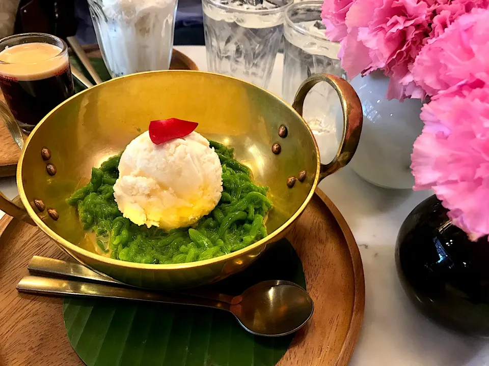 Lod Chong with coconut milk ice-cream|Little_Sさん