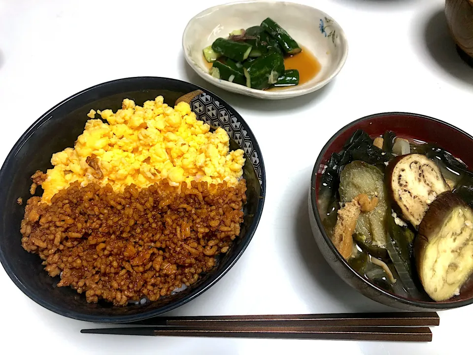 鶏そぼろ丼|松田さん