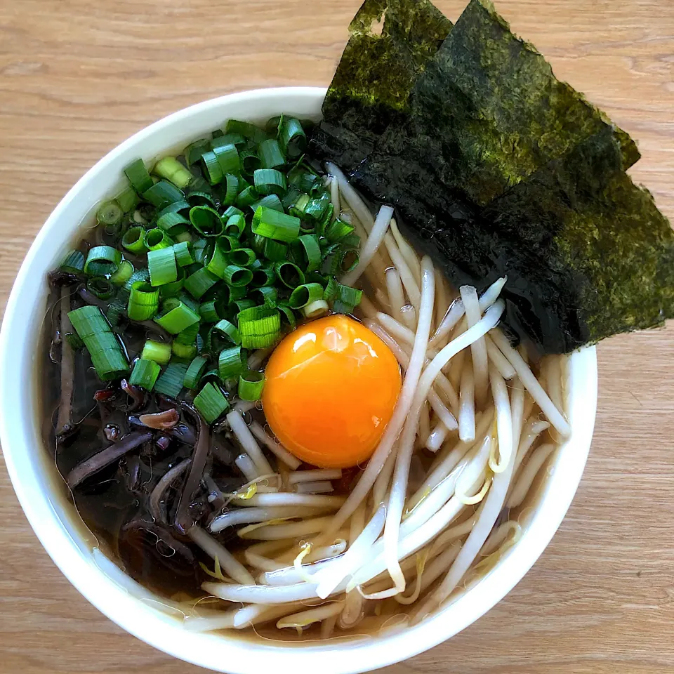 Snapdishの料理写真:自家製醤油ラーメン|ニワトコの杖さん