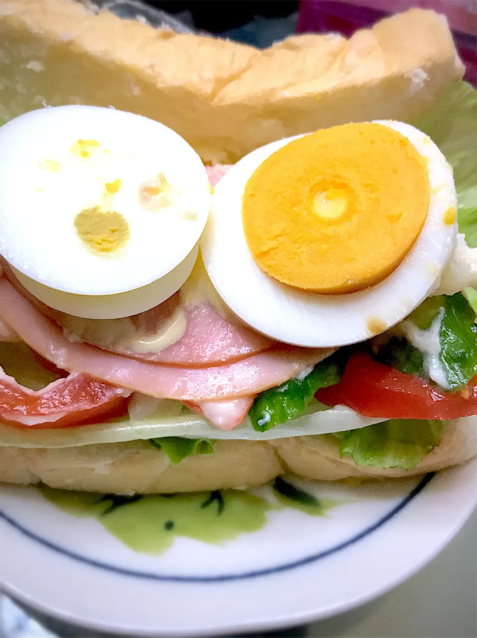 サンドイッチになりきれなかったサラダパン(･∀･)|舞さん