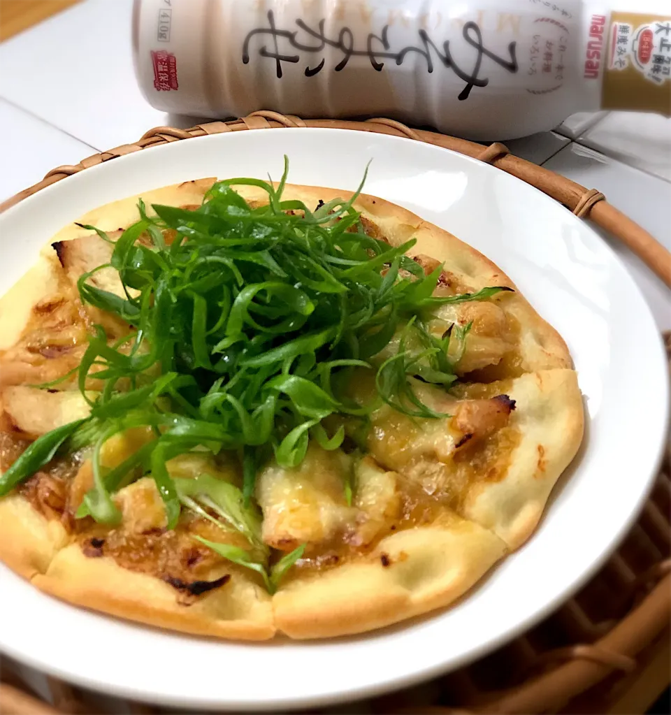 「みそまかせ」でねぎみそピザ🍕|yoshimiさん