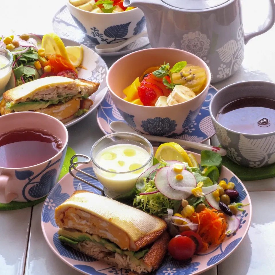 ホットサンドのブランチ|きゃさりん＠福岡さん