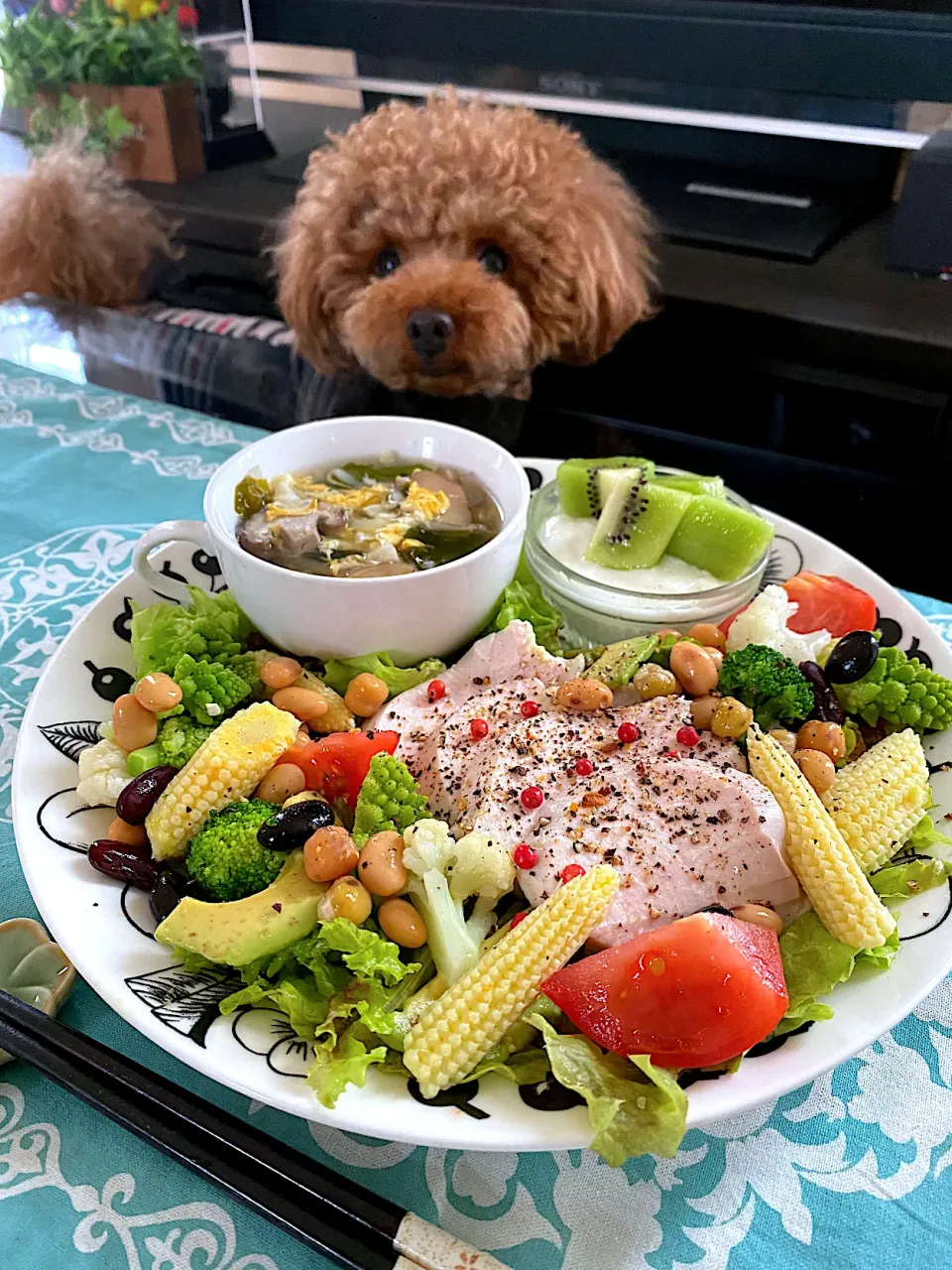 Snapdishの料理写真:ゆかりさんの料理 柔らかジューシー鶏ハム🐓　|ゆかりさん