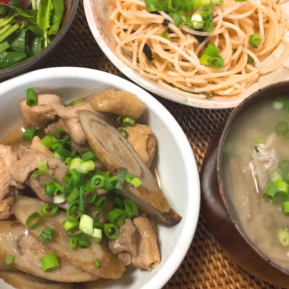 鶏肉とごぼうのさっぱり煮|トッチーさん