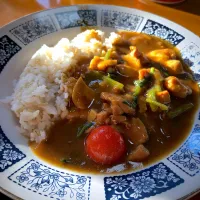 Snapdishの料理写真:クミンぶち込んだチキンカレー|藤本ヒロシさん