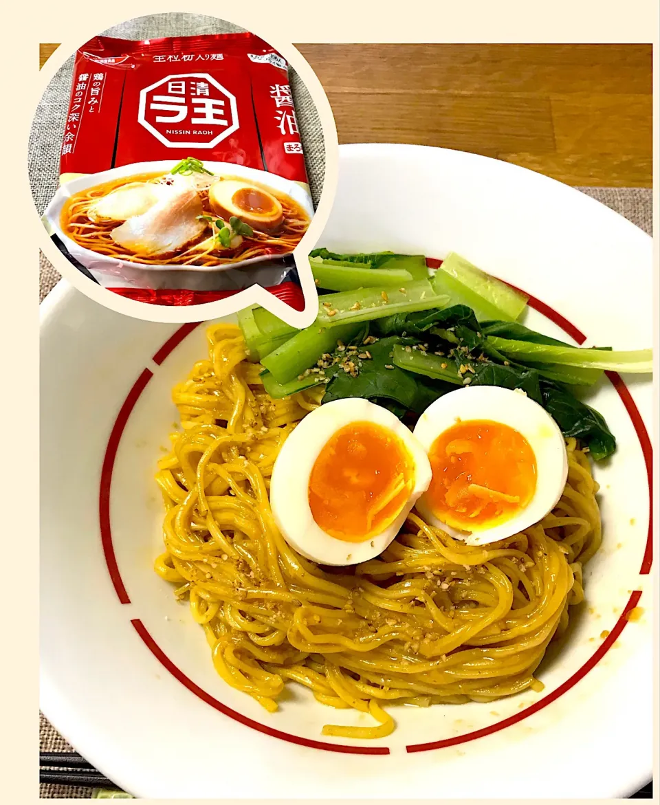 カンタン、袋麺油そば！|morimi32さん