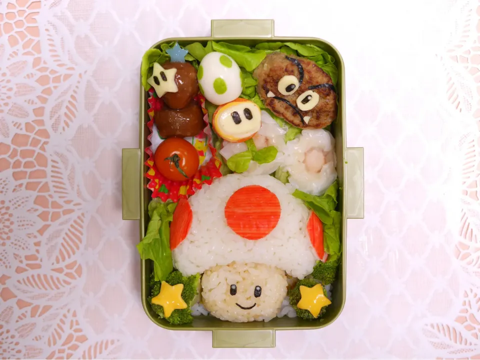 Snapdishの料理写真:キノピオ弁当|たらこさん