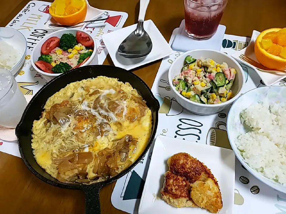 Snapdishの料理写真:チキンカツ煮でガッツリ‼️|aiさん