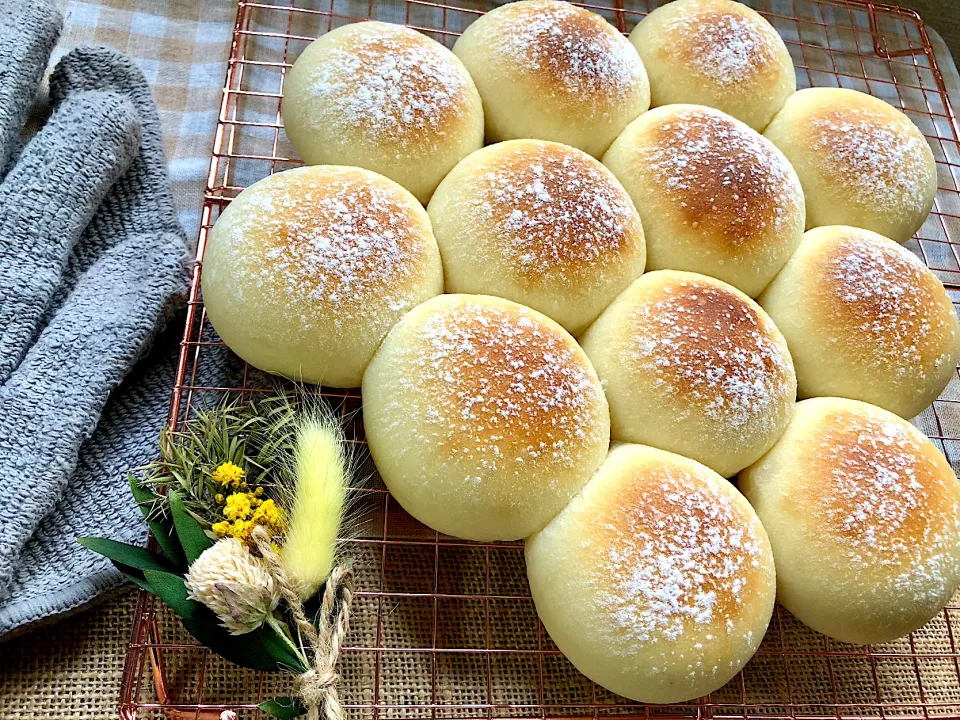 🐮ミルクちぎりパン🥖|がぁがさん