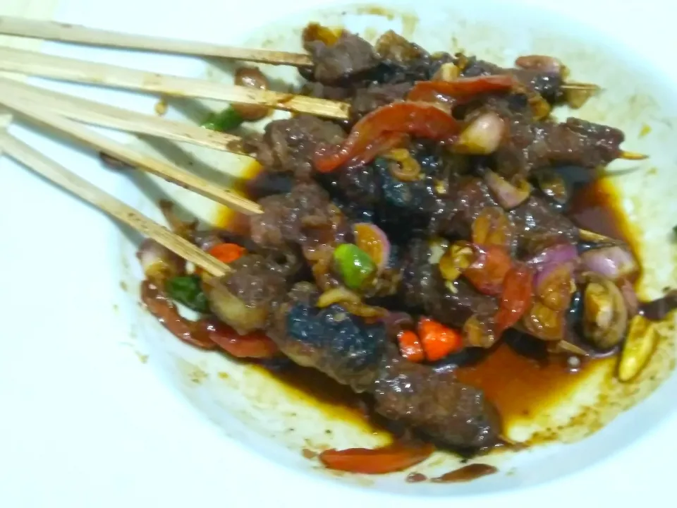 Snapdishの料理写真:lamb's satay ala madura|chef bungさん